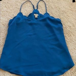 JCrew Factory Scallop Tank Top